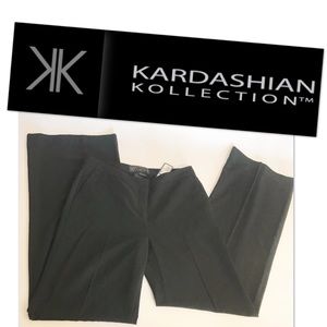 NWT Kardashian Kollection Black Bell Pant